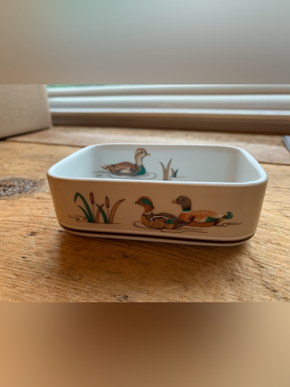 Wood Ducks by Andre Richard soap dish